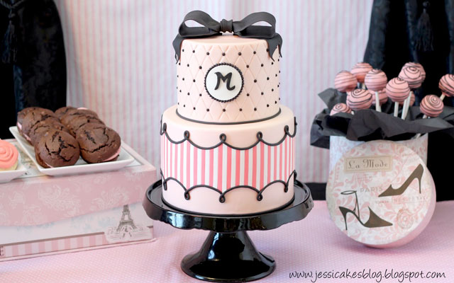 Mod Sytle Cake Maddie's Fashion Birthday Cake - Jessica Harris Cake Design